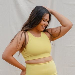 Girlfriend Collective Lemon Topanga Bra